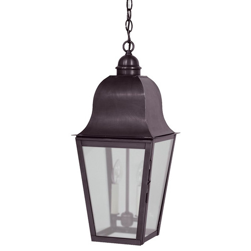 Northeast Lantern - 6412-DB-LT2-FST - Two Light Hanging Lantern - Imperial Family - Dark Brass