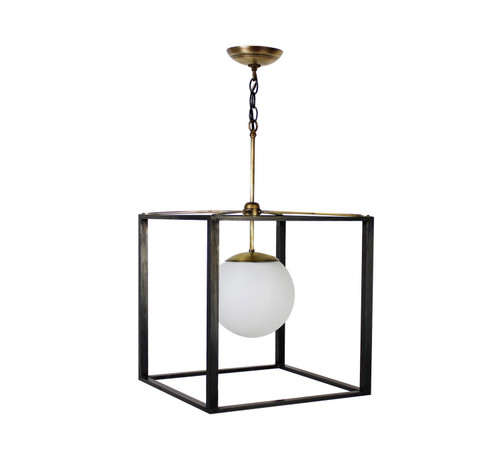 Northeast Lantern - 6892X-DBAB-MED - One Light Hanging Lantern - Pendant - Dark Brass