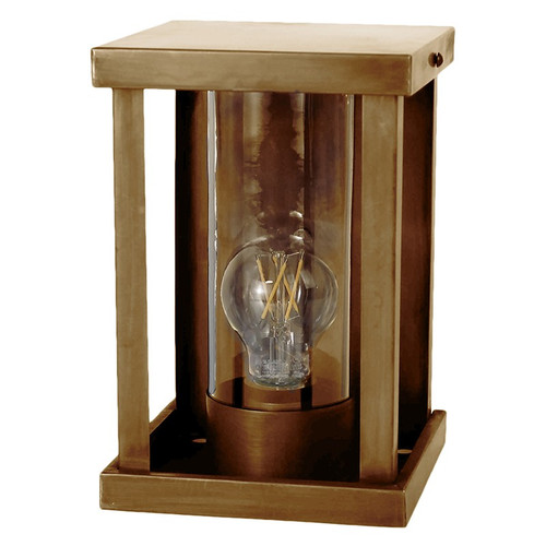 Northeast Lantern - 83711-AB-MED-CLR - One Light Wall Sconce - Austin - Antique Brass