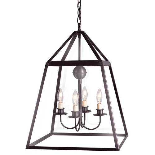 Northeast Lantern - 9732-DB-LT904-CLR - Four Light Hanging Lantern - Foyer - Dark Brass
