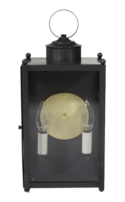 Northeast Lantern - NL-8031-DB-LT2-CLR-BR45 - Two Light Wall Sconce - Marlene - Dark Brass