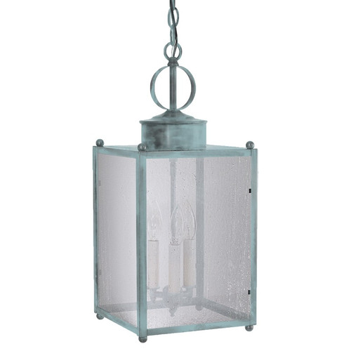 Northeast Lantern - NL-8052-VG-LT3-SMG - Three Light Hanging Lantern - Marlene - Verdi Gris