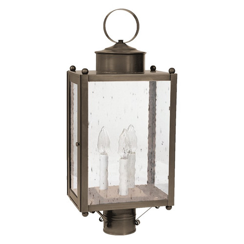 Northeast Lantern - NL-8053-DAB-LT3-CSG - Three Light Post Mount - Marlene - Dark Antique Brass