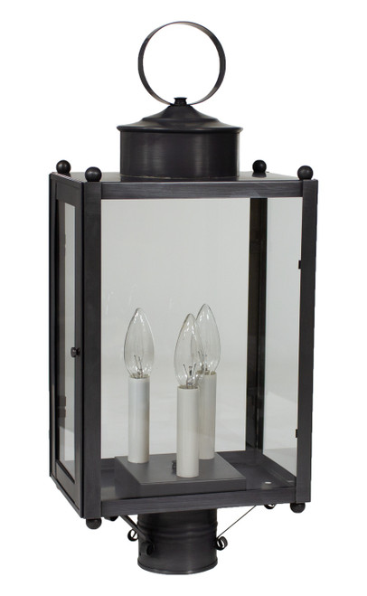 Northeast Lantern - NL-8053-DB-LT3-CLR - Three Light Post Mount - Marlene