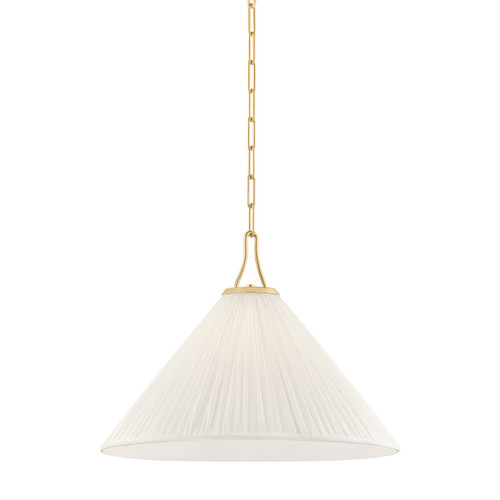 Mitzi - H1076701L-AGB - One Light Pendant - Merida - Aged Brass
