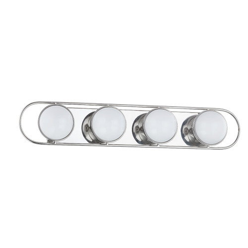 Mitzi - H783304-PN - Four Light Bath and Vanity - Amy - Polished Nickel