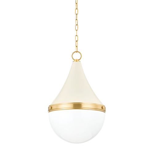 Mitzi - H787701L-AGB/SCR - One Light Pendant - Ciara - Aged Brass