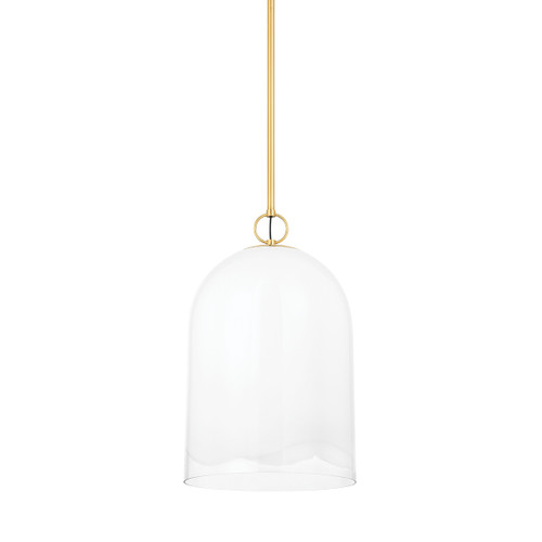 Mitzi - H788701L-AGB - One Light Pendant - Lennon - Aged Brass
