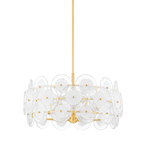 Mitzi - H810705-AGB - Five Light Chandelier - Zoella - Aged Brass