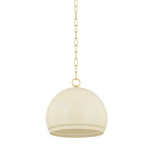 Mitzi - H834701S-AGB/SCR - One Light Pendant - Etna - Aged Brass