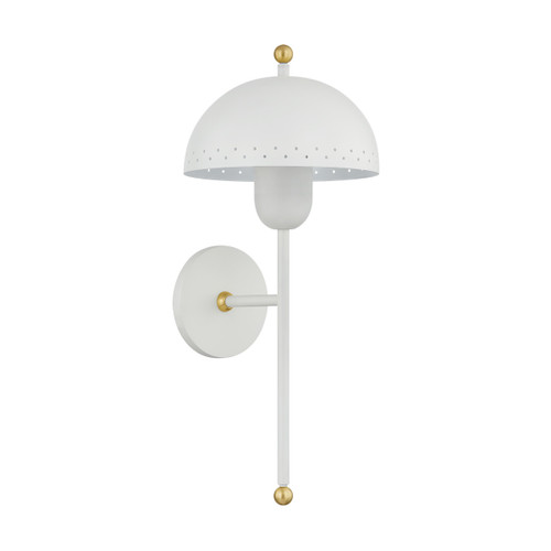 Mitzi - H885101-AGB/SWH - One Light Wall Sconce - Jojo - Aged Brass
