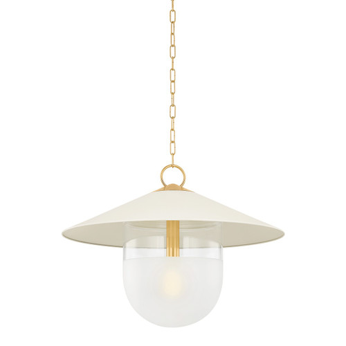 Mitzi - H926701L-AGB/SCR - One Light Pendant - Ressi - Aged Brass