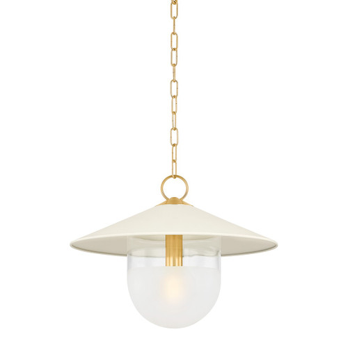 Mitzi - H926701S-AGB/SCR - One Light Pendant - Ressi - Aged Brass