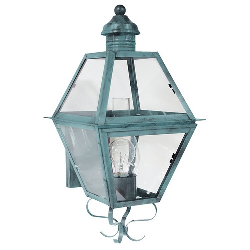 Northeast Lantern - 1001-VG-CIM-CLR - One Light Wall Mount - Boston - Verdi Gris