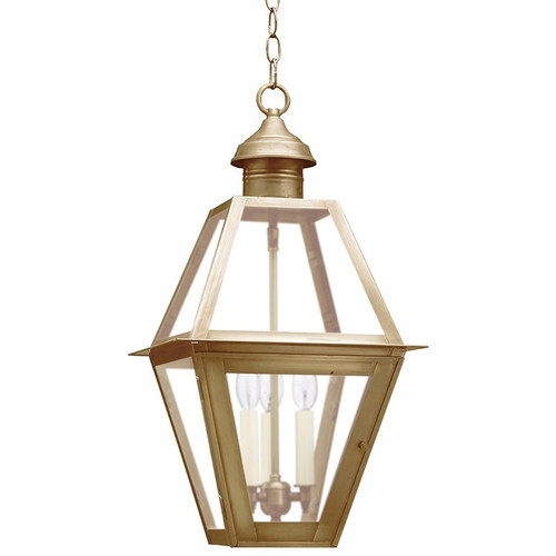 Northeast Lantern - 1012-AB-LT3-FST - Three Light Hanging Lantern - Boston - Antique Brass