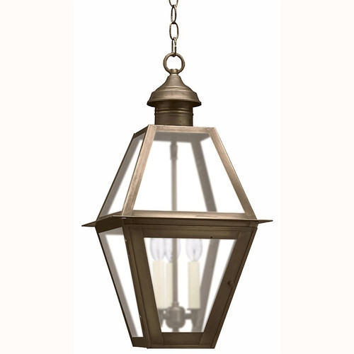 Northeast Lantern - 1012-DAB-LT3-FST - Three Light Hanging Lantern - Boston - Dark Antique Brass