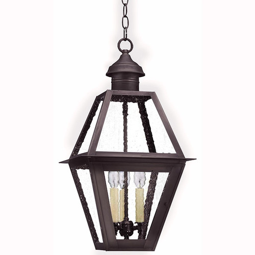 Northeast Lantern - 1012-DB-LT3-SMG - Three Light Hanging Lantern - Boston - Dark Brass