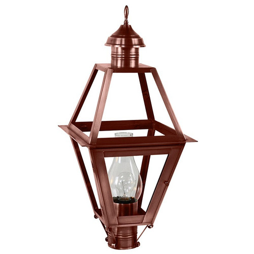 Northeast Lantern - 1013-AC-CIM-CLR - One Light Post Mount - Boston - Antique Copper