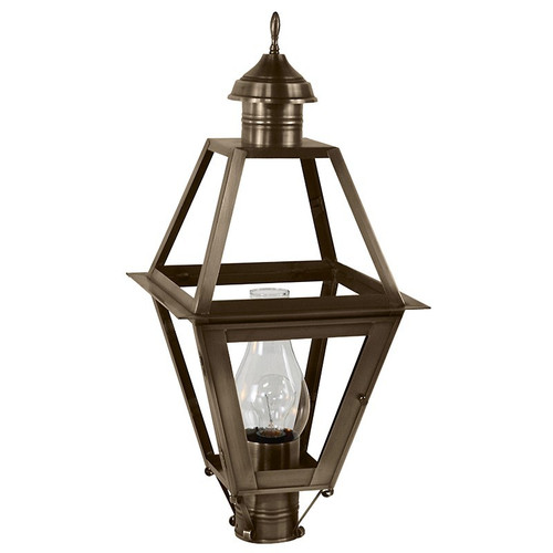 Northeast Lantern - 1013-DAB-CIM-CLR - One Light Post Mount - Boston - Dark Antique Brass