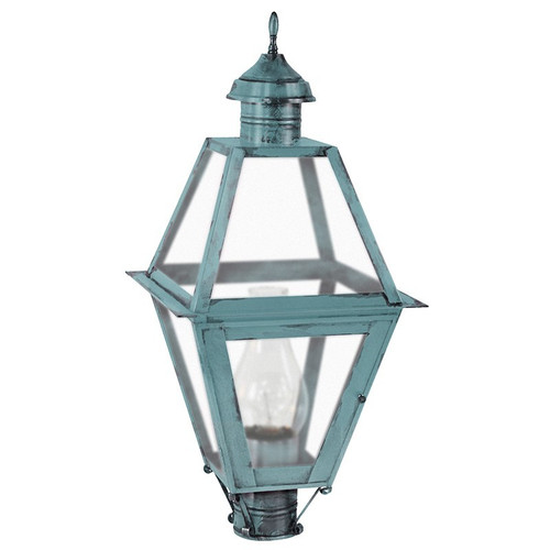 Northeast Lantern - 1013-VG-CIM-FST - One Light Post Mount - Boston - Verdi Gris