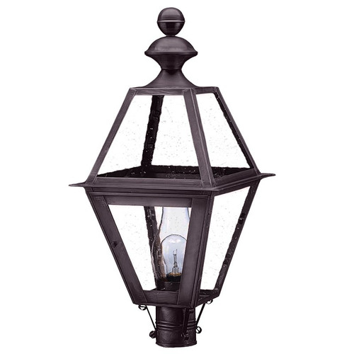 Northeast Lantern - 1023-DB-CIM-CSG - One Light Post Mount - Boston - Dark Brass