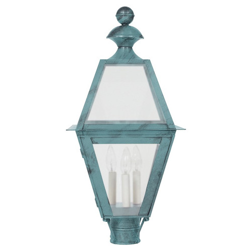 Northeast Lantern - 1023-VG-LT3-FST - Three Light Post Mount - Boston - Verdi Gris