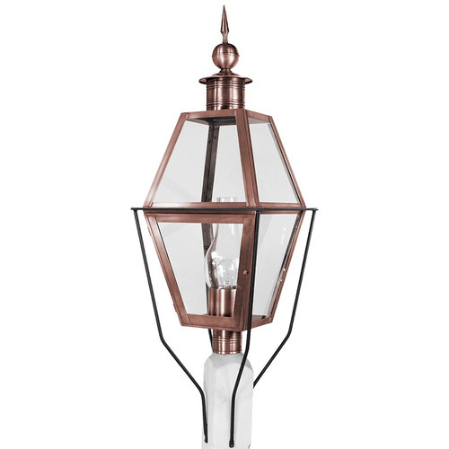 Northeast Lantern - 1033-AC-CIM-CLR - One Light Post Mount - Boston - Antique Copper