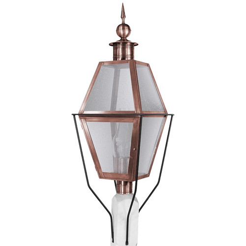Northeast Lantern - 1033-AC-CIM-SMG - One Light Post Mount - Boston - Antique Copper