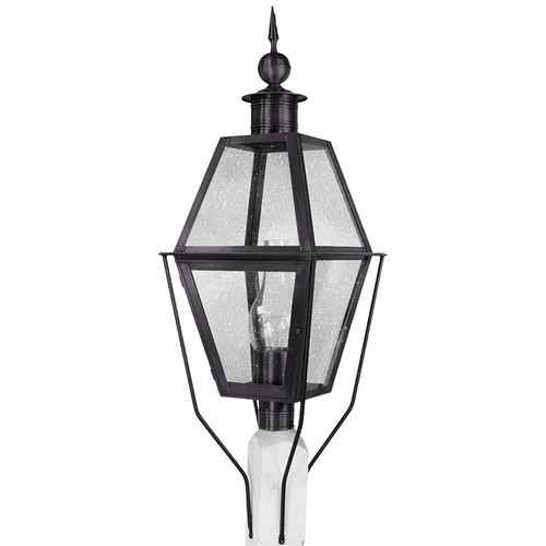 Northeast Lantern - 1033-DB-CIM-CSG - One Light Post Mount - Boston - Dark Brass