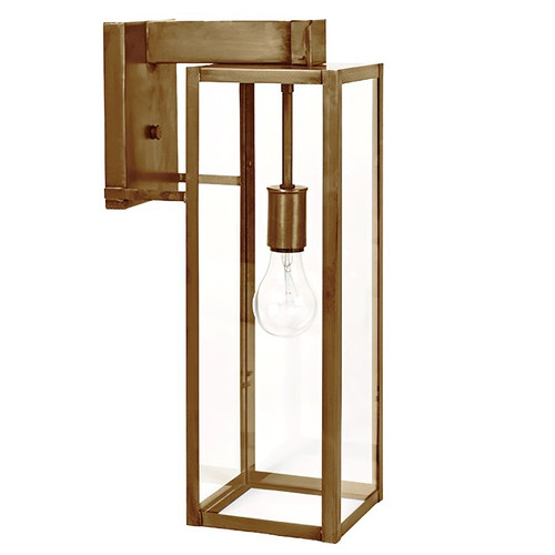 Northeast Lantern - 10527-AB-MED-CLR - One Light Wall Mount - Uptown - Antique Brass