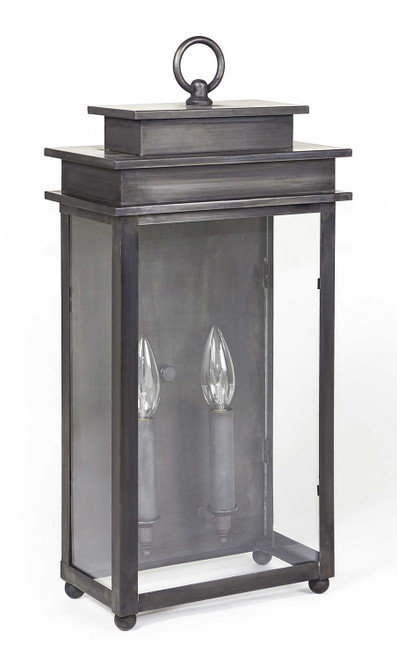 Northeast Lantern - 10621-DB-LT2-CLR - Two Light Wall Mount - Ellis - Dark Brass