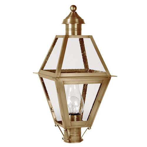 Northeast Lantern - 1063-AB-CIM-SMG - One Light Post Mount - Boston - Antique Brass