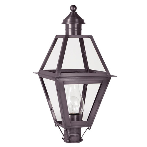 Northeast Lantern - 1063-DB-CIM-CLR - One Light Post Mount - Boston - Dark Brass