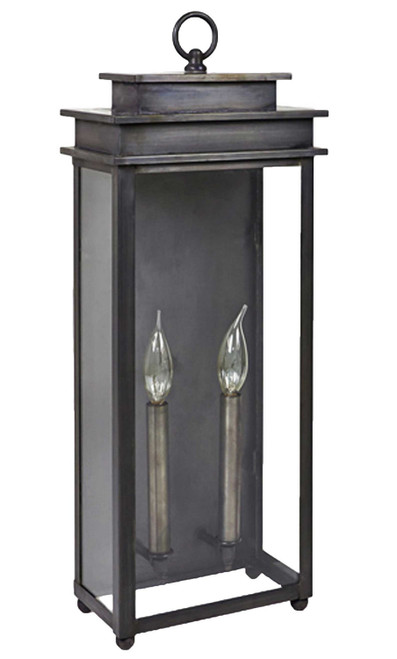Northeast Lantern - 10641-DB-LT2-CLR - Two Light Wall Mount - Ellis - Dark Brass