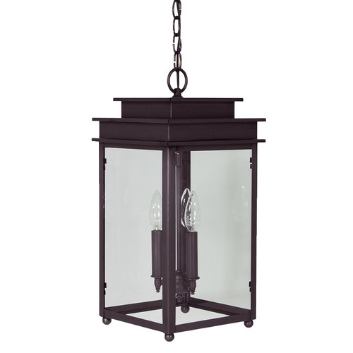 Northeast Lantern - 10722-DB-LT3-CLR - Three Light Hanging Lantern - Ellis - Dark Brass