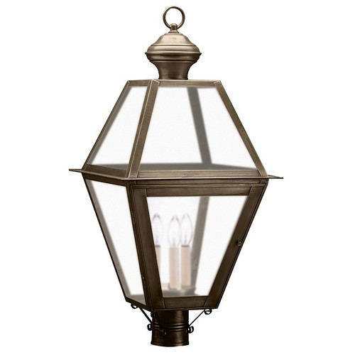 Northeast Lantern - 1073-DAB-LT3-FST - Three Light Post Mount - Boston - Dark Antique Brass