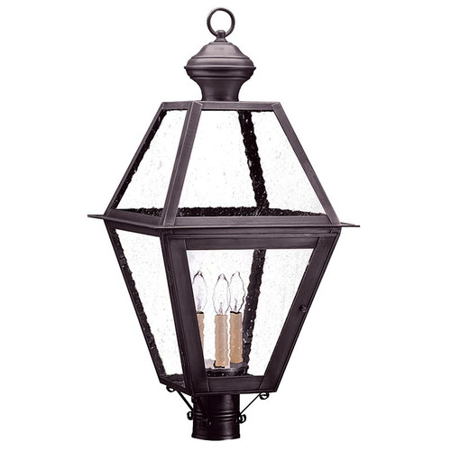 Northeast Lantern - 1073-DB-LT3-SMG - Three Light Post Mount - Boston - Dark Brass