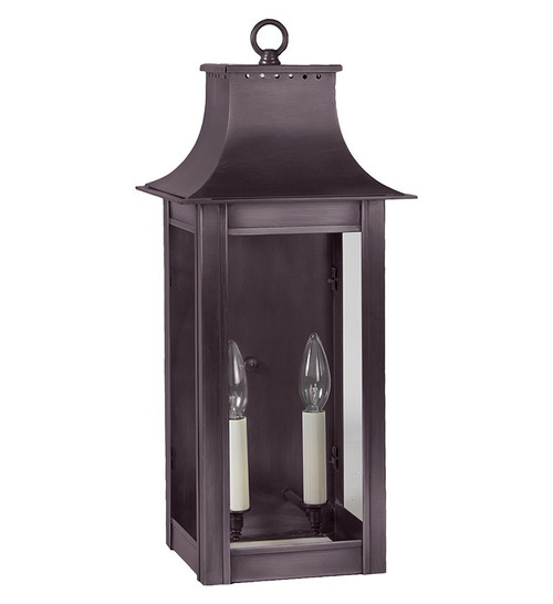 Northeast Lantern - 11221-DB-LT2-CLR - Two Light Wall Mount - Coplin - Dark Brass