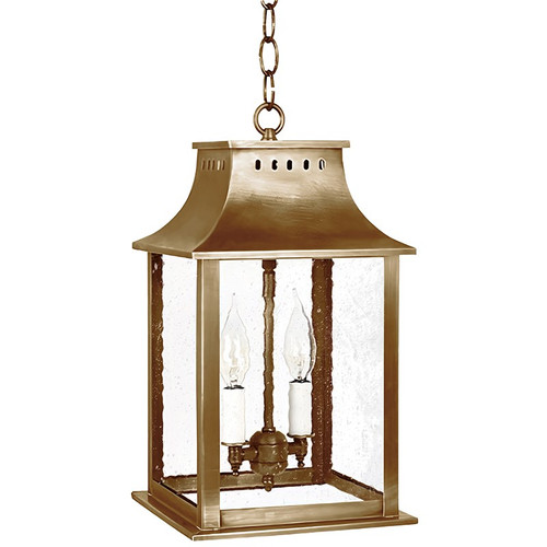 Northeast Lantern - 11312-AB-LT2-SMG - Two Light Hanging Lantern - Rockland - Antique Brass