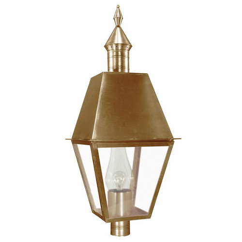 Northeast Lantern - 1133-AB-CIM-FST - One Light Post Mount - Boston - Antique Brass