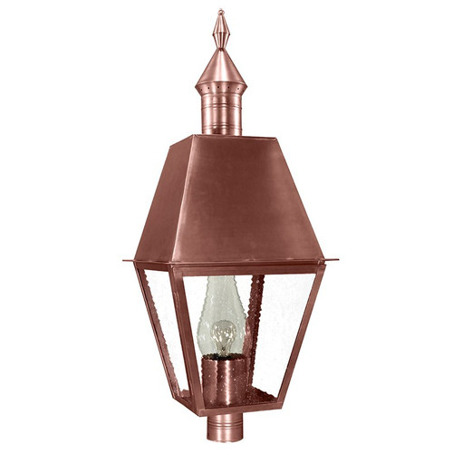 Northeast Lantern - 1133-AC-CIM-SMG - One Light Post Mount - Boston - Antique Copper