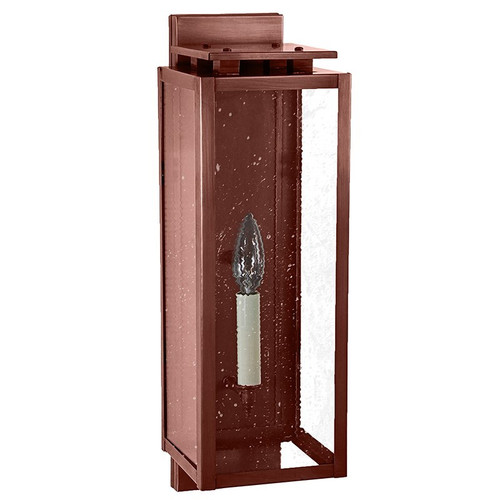 Northeast Lantern - 11631-AC-LT1-SMG - One Light Wall Lantern - Downtown - Antique Copper