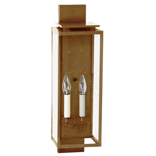 Northeast Lantern - 11641-AB-LT2-SMG - Two Light Wall Lantern - Downtown - Antique Brass