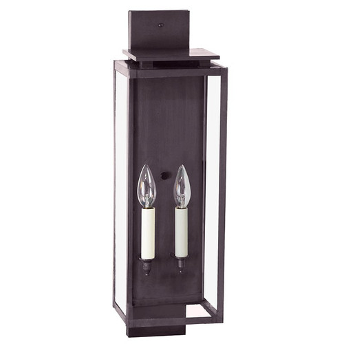 Northeast Lantern - 11641-DB-LT2-CLR - Two Light Wall Lantern - Downtown - Dark Brass
