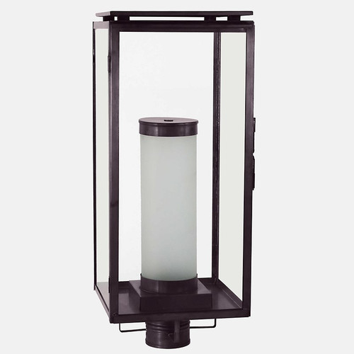 Northeast Lantern - 11653-DB-FCYL-CLR - One Light Post Mount - Downtown - Dark Brass