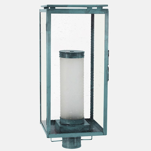Northeast Lantern - 11653-VG-FCYL-CSG - One Light Post Mount - Downtown - Verdi Gris