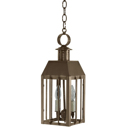 Northeast Lantern - 11732-DAB-LT2-CSG - Two Light Hanging Lantern - Nottingham - Dark Antique Brass
