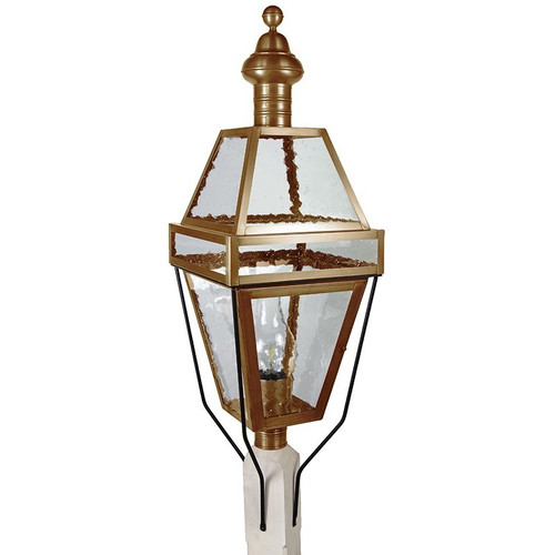 Northeast Lantern - 1253-AB-CIM-SMG - One Light Post Mount - Boston - Antique Brass
