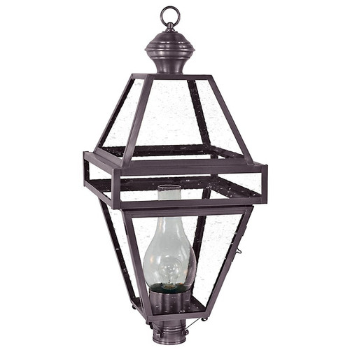 Northeast Lantern - 1273-DB-CIM-CSG - One Light Post Mount - Boston - Dark Brass