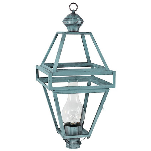Northeast Lantern - 1273-VG-CIM-CLR - One Light Post Mount - Boston - Verdi Gris